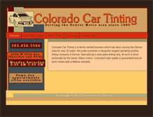 Tablet Screenshot of coloradocartinting.com